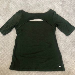 Fabletics olive green shirt size S